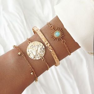 Solaris Set Alloy Bracelets